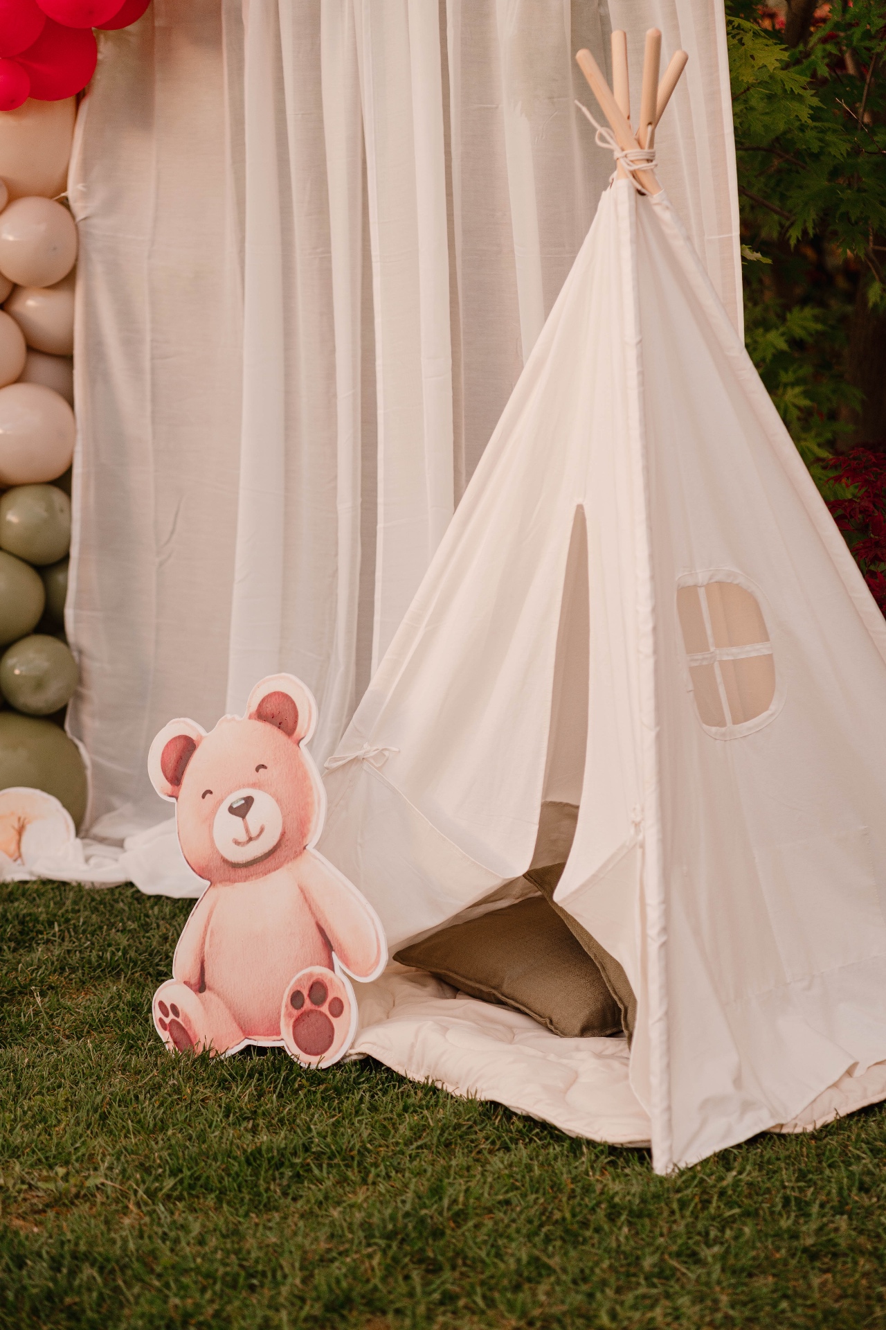 Teepee panna per kids corner elegante